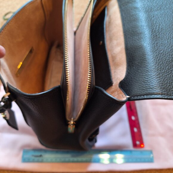 Kate Spade Black Pebble Leather back pack main image 7